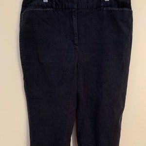 Talbots Navy Blue Capris